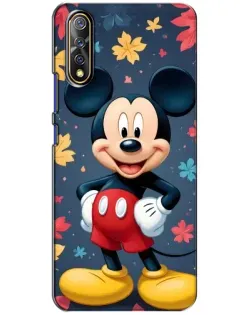 Чехол для Vivo V17 Neo с картинкой «Осенний Mickey Mouse»