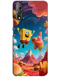 Чехол для Vivo V17 Neo с картинкой «Космический фастфуд»