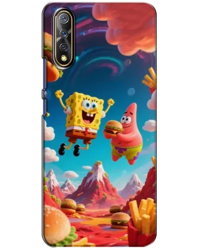 Чехол для Vivo V17 Neo с картинкой «Космический фастфуд»