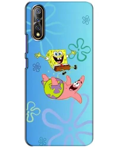 Чехол для Vivo V17 Neo с картинкой «Спанч Боб и Патрик»