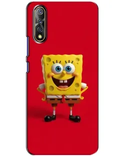 Чехол для Vivo V17 Neo с картинкой «Спанч Боб на красном»