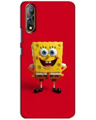 Чехол для Vivo V17 Neo с картинкой «Спанч Боб на красном»