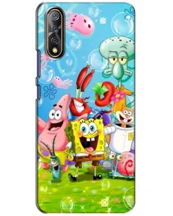 Чехол для Vivo V17 Neo с картинкой «Губка Боб и друзья»