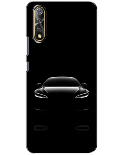 Чехол для Vivo V17 Neo с картинкой «Силуэт Tesla Night»