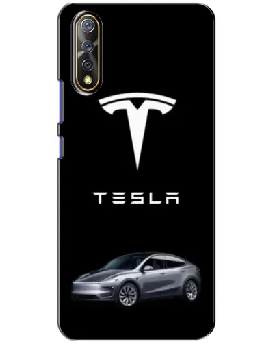 Чехол для Vivo V17 Neo с картинкой «Tesla Model Y»