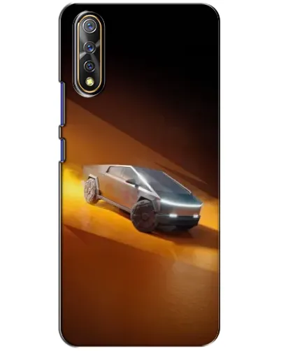Чехол для Vivo V17 Neo с картинкой «Cybertruck в пустыне»