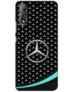 Чохол для Vivo V17 Neo з картинкою «Mercedes — бірюзовий акцент»