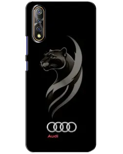 Чохол для Vivo V17 Neo з картинкою «Графіка — пантера та Audi»