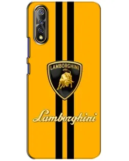 Чохол для Vivo V17 Neo з картинкою «Lamborghini Stripe жовтий»