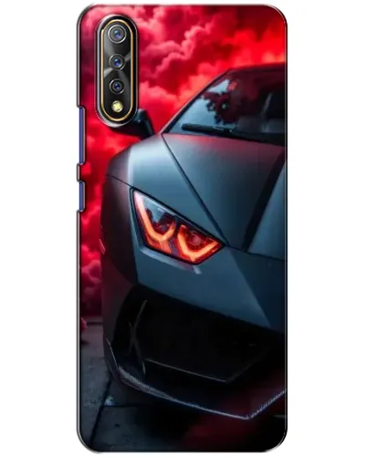 Чехол для Vivo V17 Neo с картинкой «Lamborghini красное сияние»