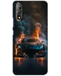 Чехол для Vivo V17 Neo с картинкой «Lamborghini дымная эстетика»