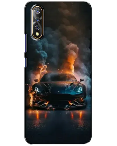Чехол для Vivo V17 Neo с картинкой «Lamborghini дымная эстетика»