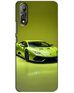 Чехол для Vivo V17 Neo с картинкой «Салатовый Lamborghini Huracan»