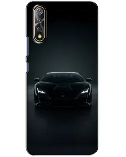 Чехол для Vivo V17 Neo с картинкой «Черный Lamborghini Aventador»