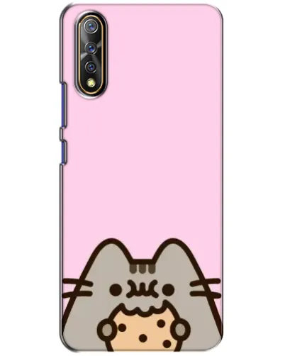 Чехол для Vivo V17 Neo с картинкой «Pusheen и печенье» Чехол для Vivo V17 Neo с картинкой «Pusheen и печенье»
