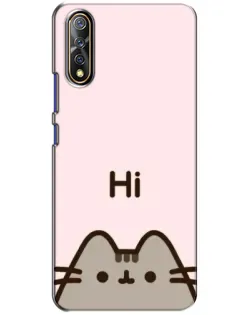 Чехол для Vivo V17 Neo с картинкой «Пушин говорит Hi»