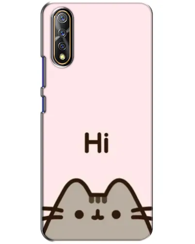 Чехол для Vivo V17 Neo с картинкой «Пушин говорит Hi» Чехол для Vivo V17 Neo с картинкой «Пушин говорит Hi»
