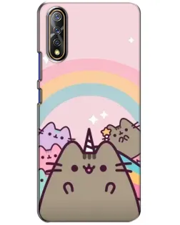 Чехол для Vivo V17 Neo с картинкой «Единорог Pusheen»