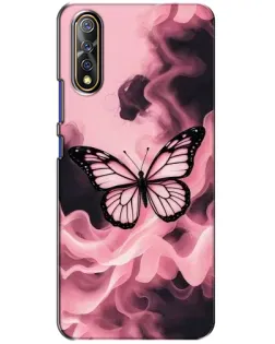 Чохол для Vivo V17 Neo з картинкою «Метелик у диму»