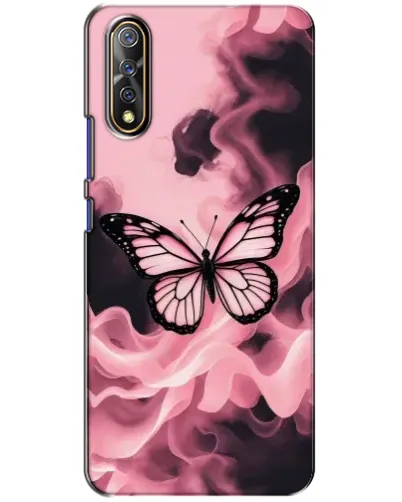 Чохол для Vivo V17 Neo з картинкою «Метелик у диму» Чохол для Vivo V17 Neo з картинкою «Метелик у диму»