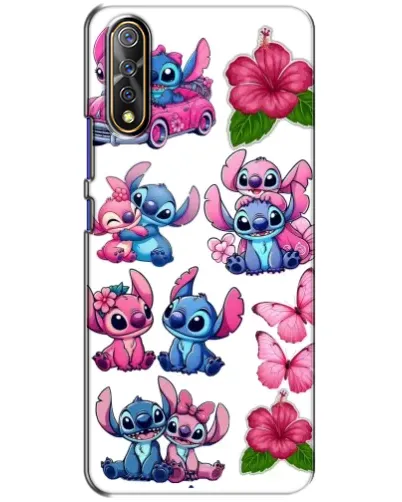Чехол для Vivo V17 Neo с картинкой «Стикеры Stitch и Angel» Чехол для Vivo V17 Neo с картинкой «Стикеры Stitch и Angel»