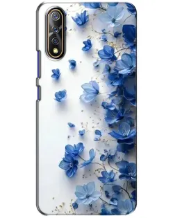Чохол для Vivo V17 Neo з картинкою «Блакитний квітковий каскад» Чохол для Vivo V17 Neo з картинкою «Блакитний квітковий каскад»