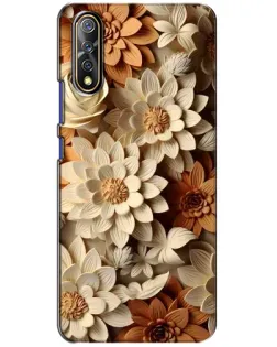 Чохол для Vivo V17 Neo з картинкою «Бежевий флористичний декор» Чохол для Vivo V17 Neo з картинкою «Бежевий флористичний декор»