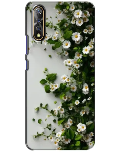 Чехол для Vivo V17 Neo с картинкой «Ветка мелких белых цветов» Чехол для Vivo V17 Neo с картинкой «Ветка мелких белых цветов»
