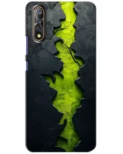 Чохол для Vivo V17 Neo з картинкою «Салатовий розлом скелі»