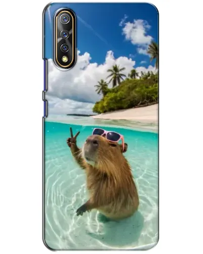 Чехол для Vivo V17 Neo с картинкой «Капибара на море» Чехол для Vivo V17 Neo с картинкой «Капибара на море»