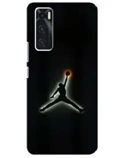 Чехол для Vivo V20 se с картинкой «Jordan Gradient Logo» Чехол для Vivo V20 se с картинкой «Jordan Gradient Logo»