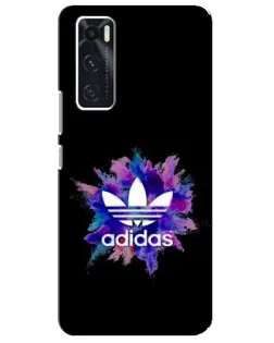 Чехол для Vivo V20 se с картинкой «Взрыв красок Adidas»