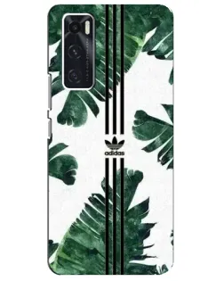 Чехол для Vivo V20 se с картинкой «Пальмовые листья адидас»