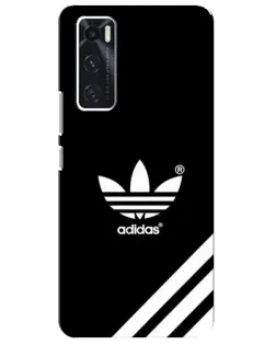 Чехол для Vivo V20 se с картинкой «Adidas с диагональными полосами»