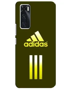 Чехол для Vivo V20 se с картинкой «Оливковый градиент Adidas»