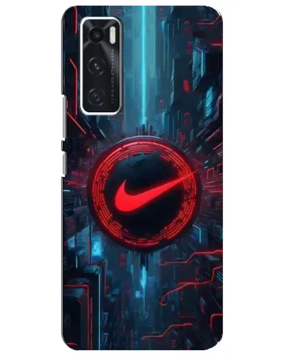 Чехол для Vivo V20 se с картинкой «Техногенный стиль Nike» Чехол для Vivo V20 se с картинкой «Техногенный стиль Nike»