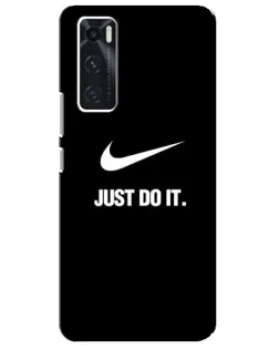 Чехол для Vivo V20 se с картинкой «Классический принт Nike»