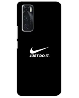 Чехол для Vivo V20 se с картинкой «Минимализм от Nike»