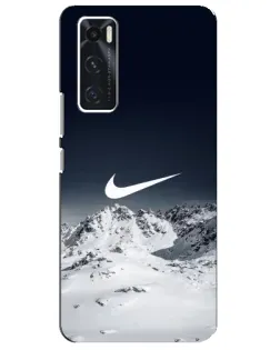 Чехол для Vivo V20 se с картинкой «Nike — зимние горы»
