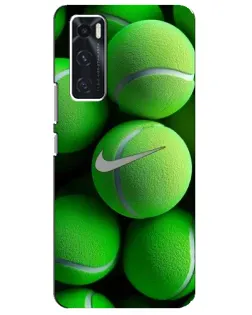 Чехол для Vivo V20 se с картинкой «Теннисные мячи Найк»
