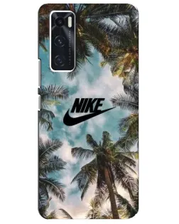 Чохол для Vivo V20 se з картинкою «Тропічний принт Nike» Чохол для Vivo V20 se з картинкою «Тропічний принт Nike»