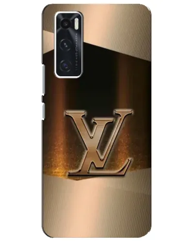 Чехол для Vivo V20 se с картинкой «LV — золотое сияние»