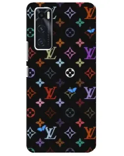 Чехол для Vivo V20 se с картинкой «Цветная монограмма LV»