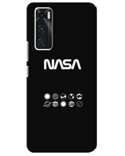 Чехол для Vivo V20 se с картинкой «NASA — технический принт» Чехол для Vivo V20 se с картинкой «NASA — технический принт»