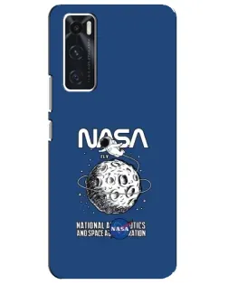 Чехол для Vivo V20 se с картинкой «NASA — лунная миссия» Чехол для Vivo V20 se с картинкой «NASA — лунная миссия»