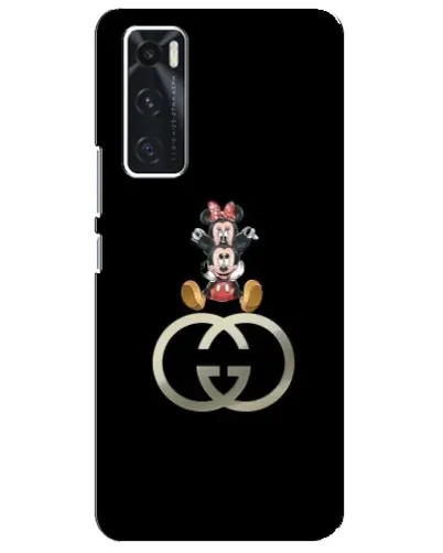 Чехол для Vivo V20 se с картинкой «Минни Маус на лого» Чехол для Vivo V20 se с картинкой «Минни Маус на лого»