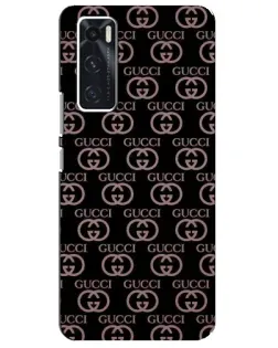 Чехол для Vivo V20 se с картинкой «Классическая монограмма Gucci»