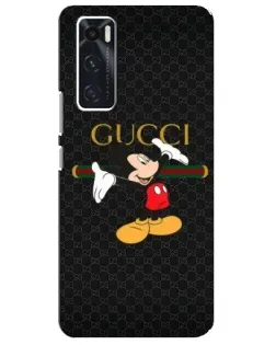 Чехол для Vivo V20 se с картинкой «Микки Маус Gucci»