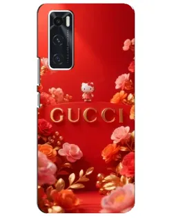 Чехол для Vivo V20 se с картинкой «Gucci — золотой сад»