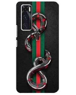 Чохол для Vivo V20 se з картинкою «Gucci — змія на смузі»